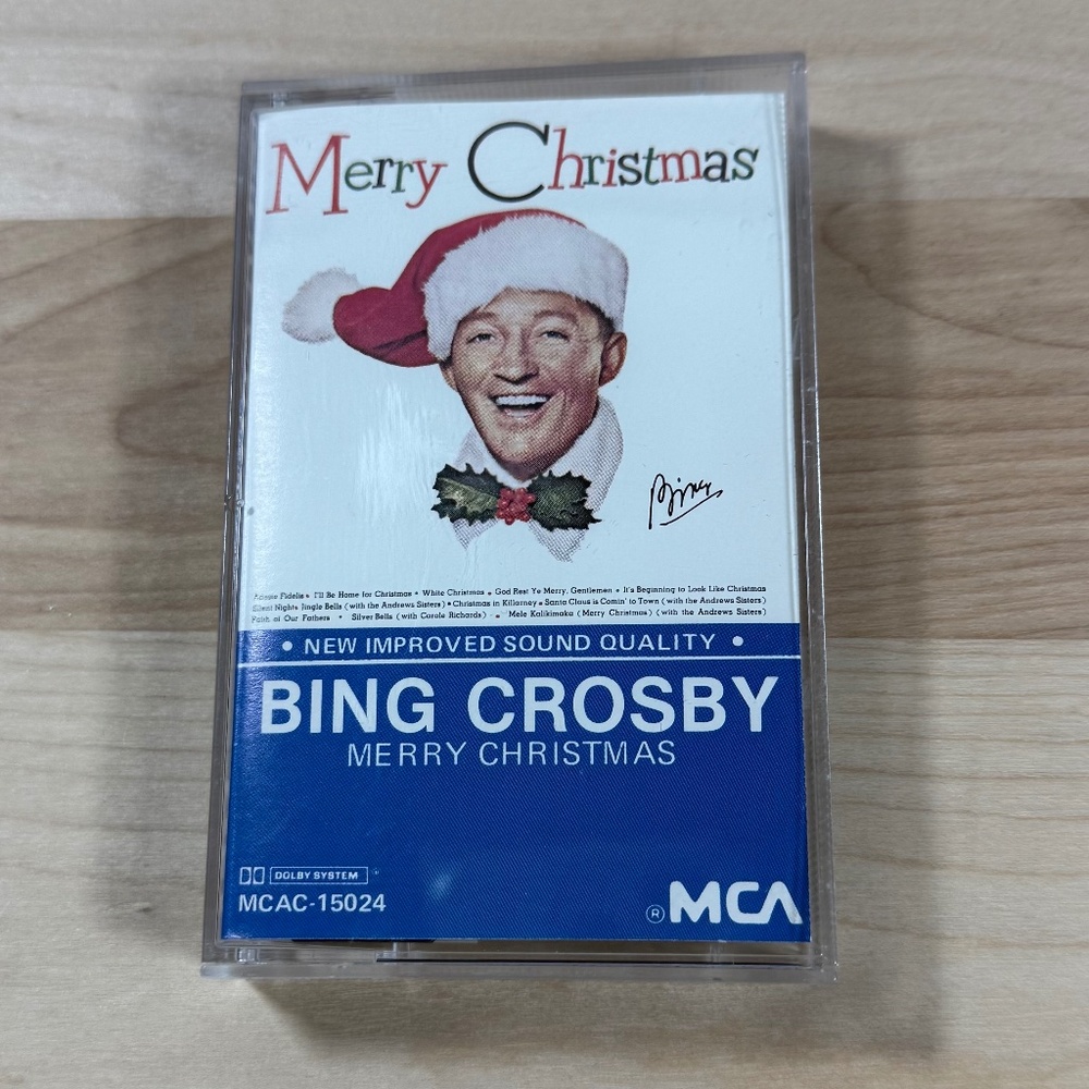 Bing Crosby Merry Christmas Cassette VINTAGE